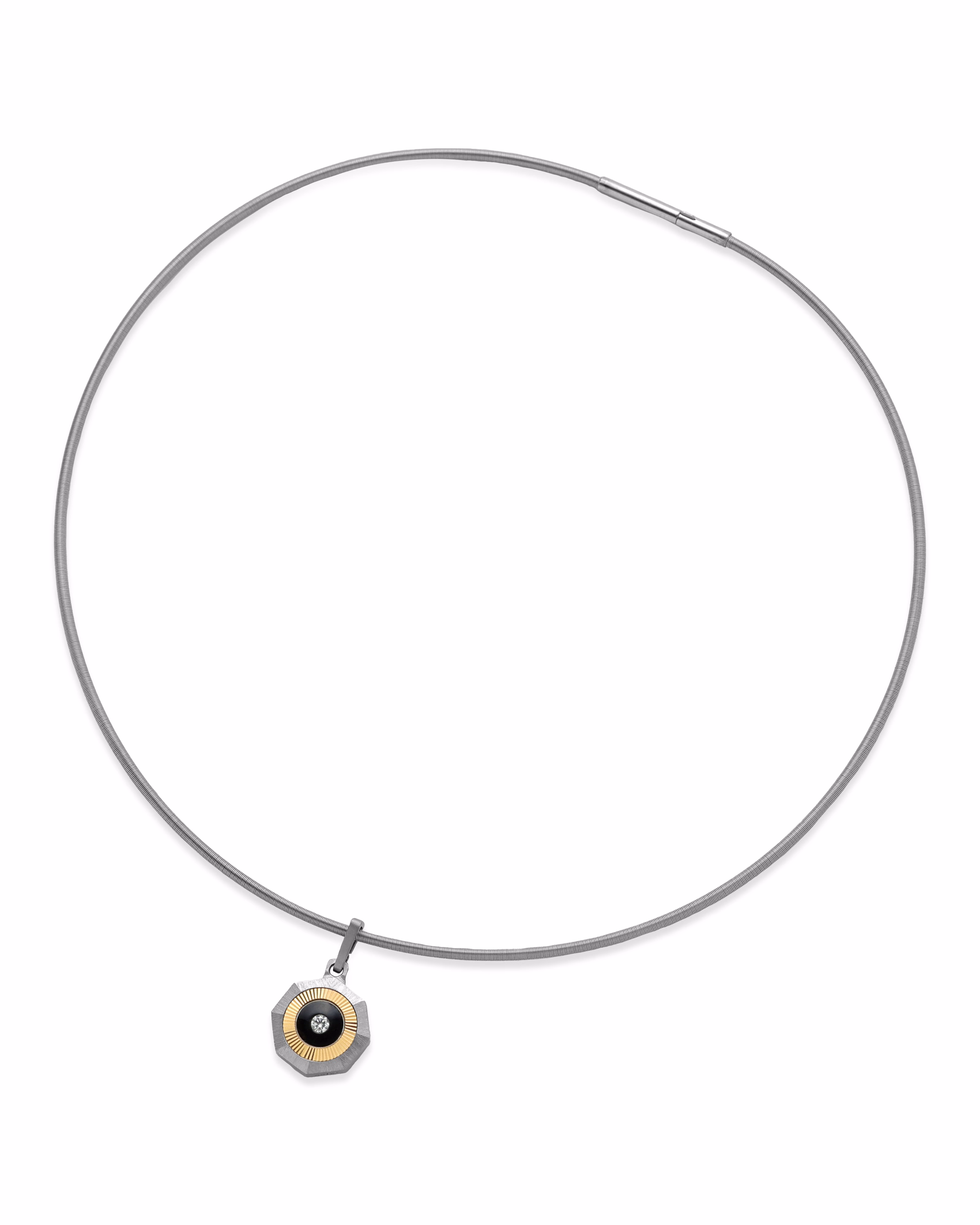 Aura - Titanium Pendant for Everyday Style.