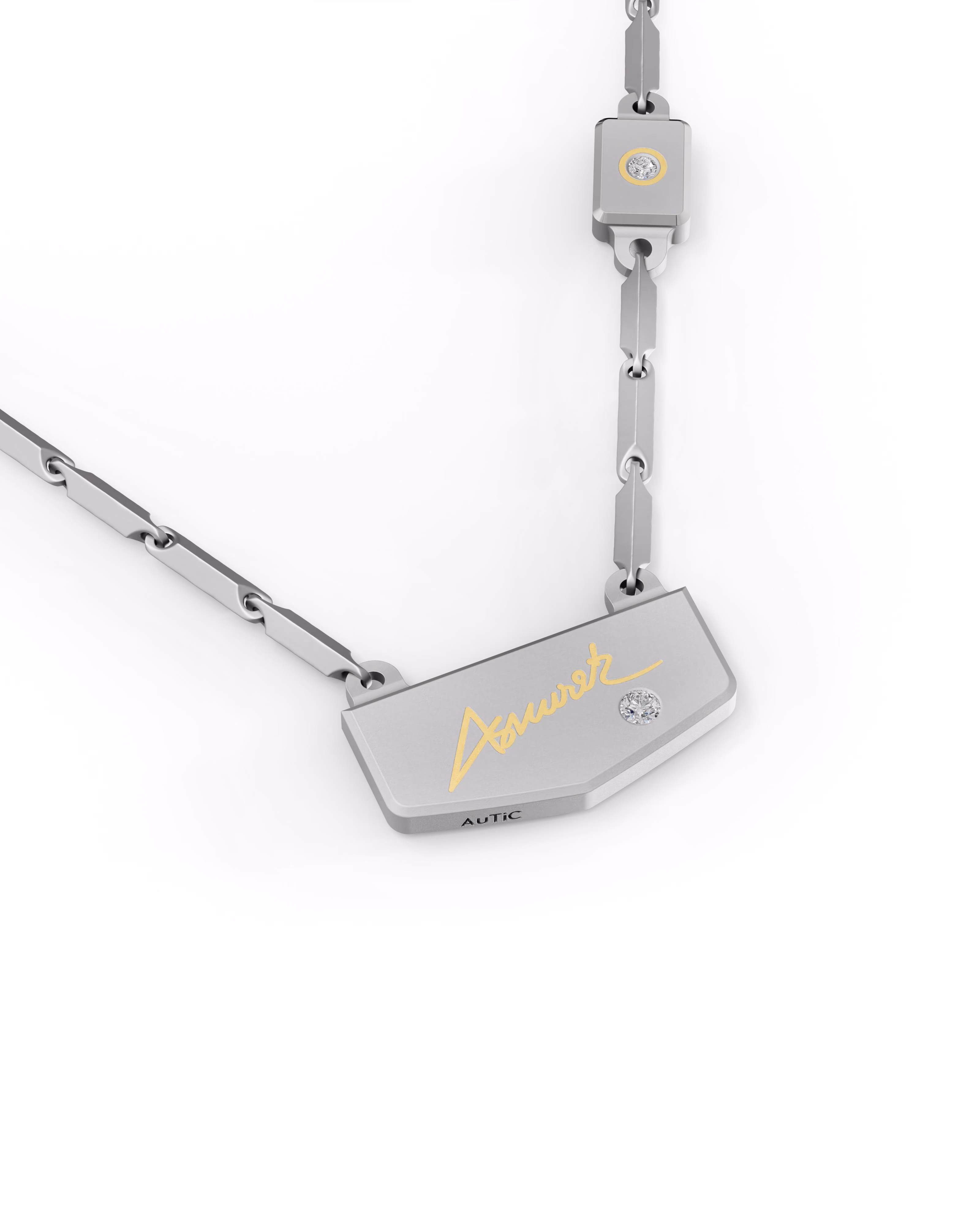 Autograph – Personalised Titanium Pendant