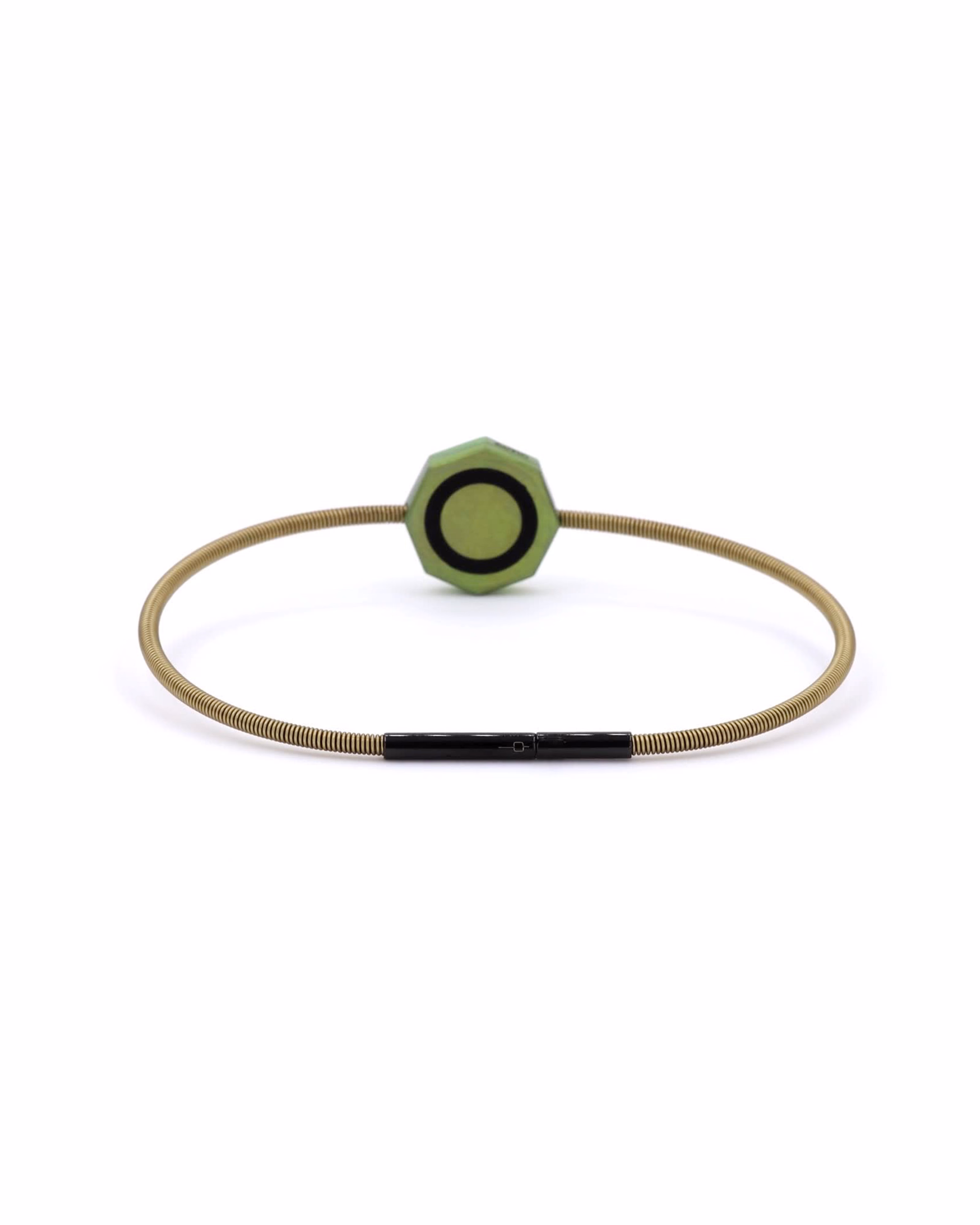 Vibes – Titanium Bracelet in Green Color.