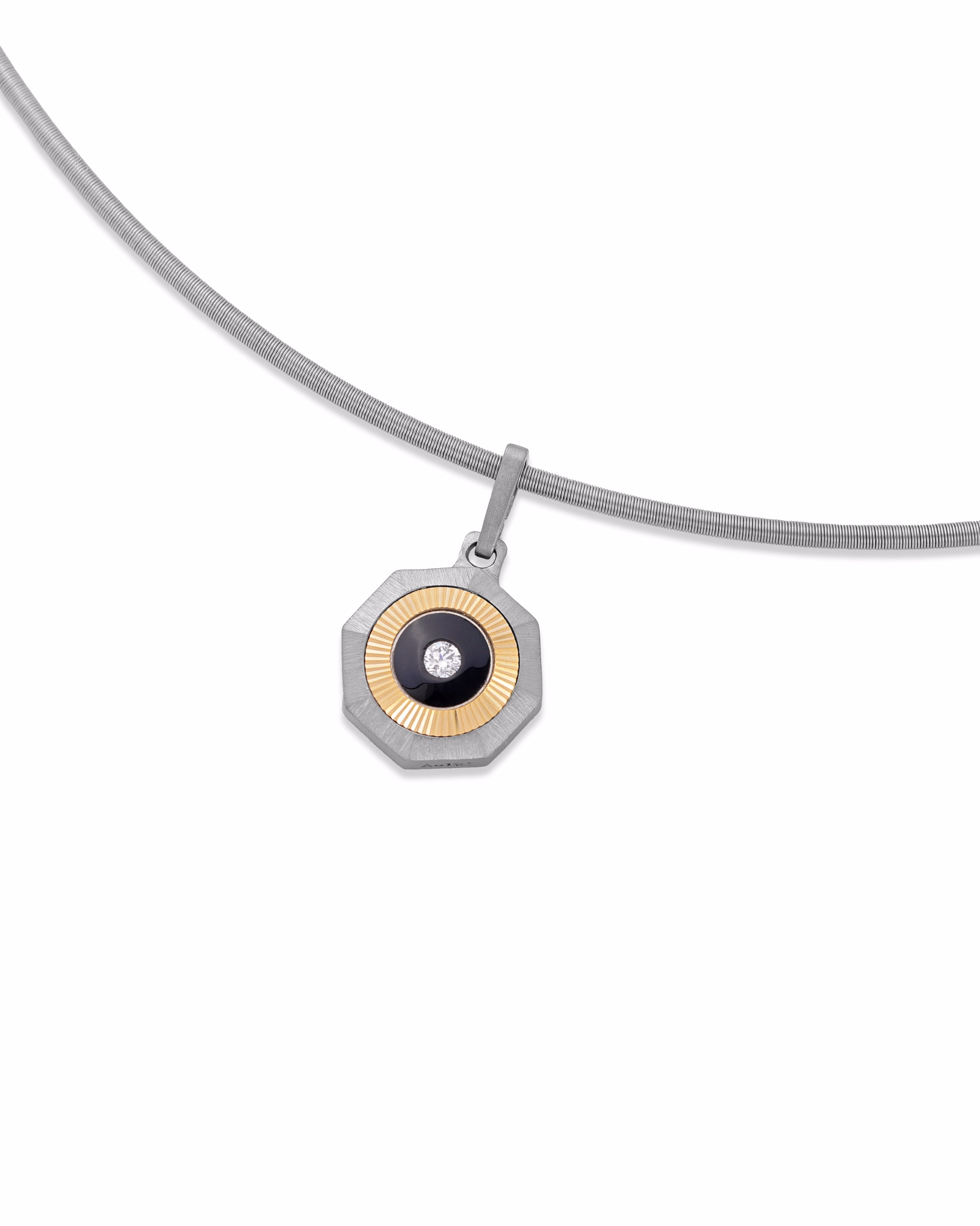 Aura - Titanium Pendant for Everyday Style.