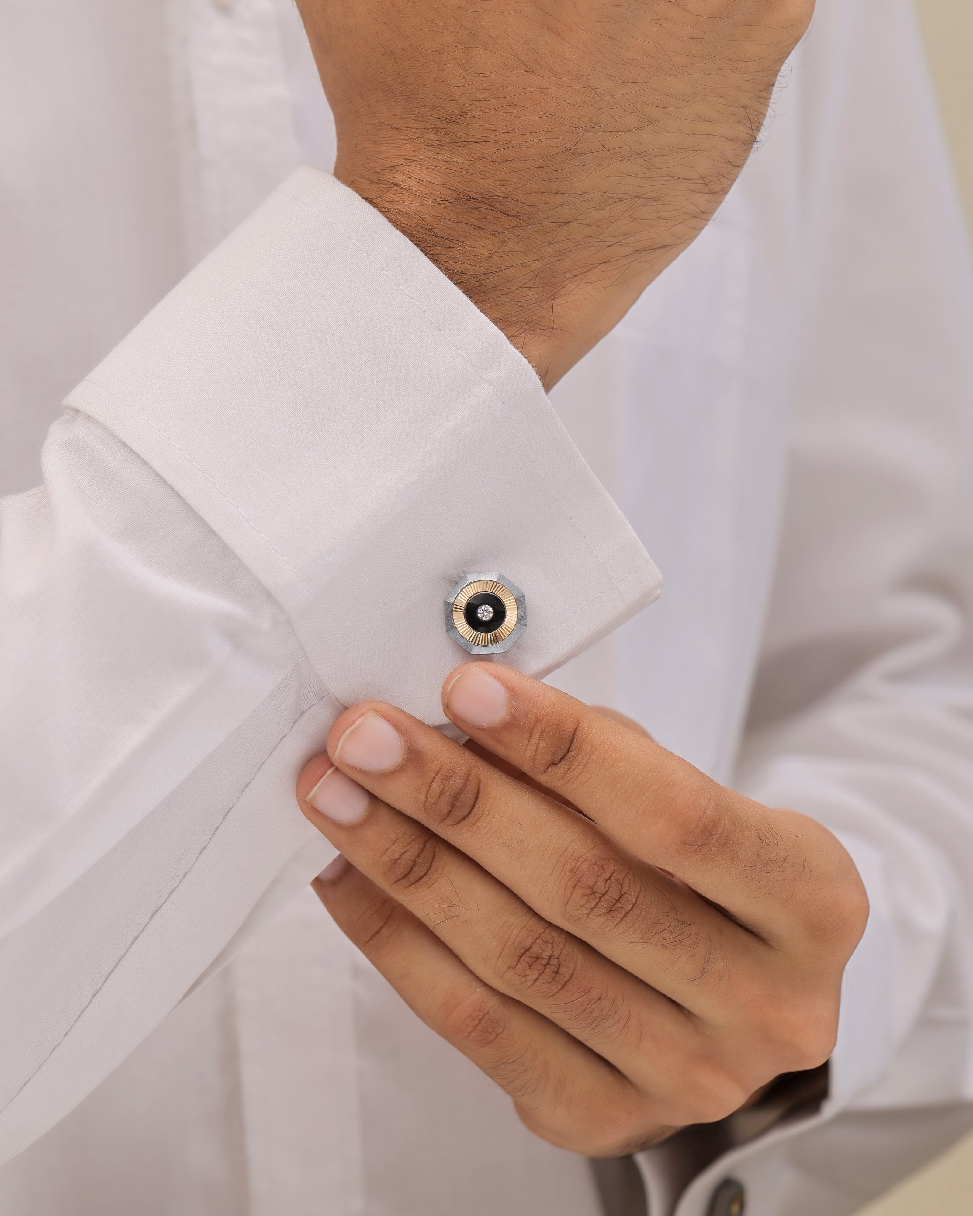 Aura – Titanium Cufflinks for Everyday Style.