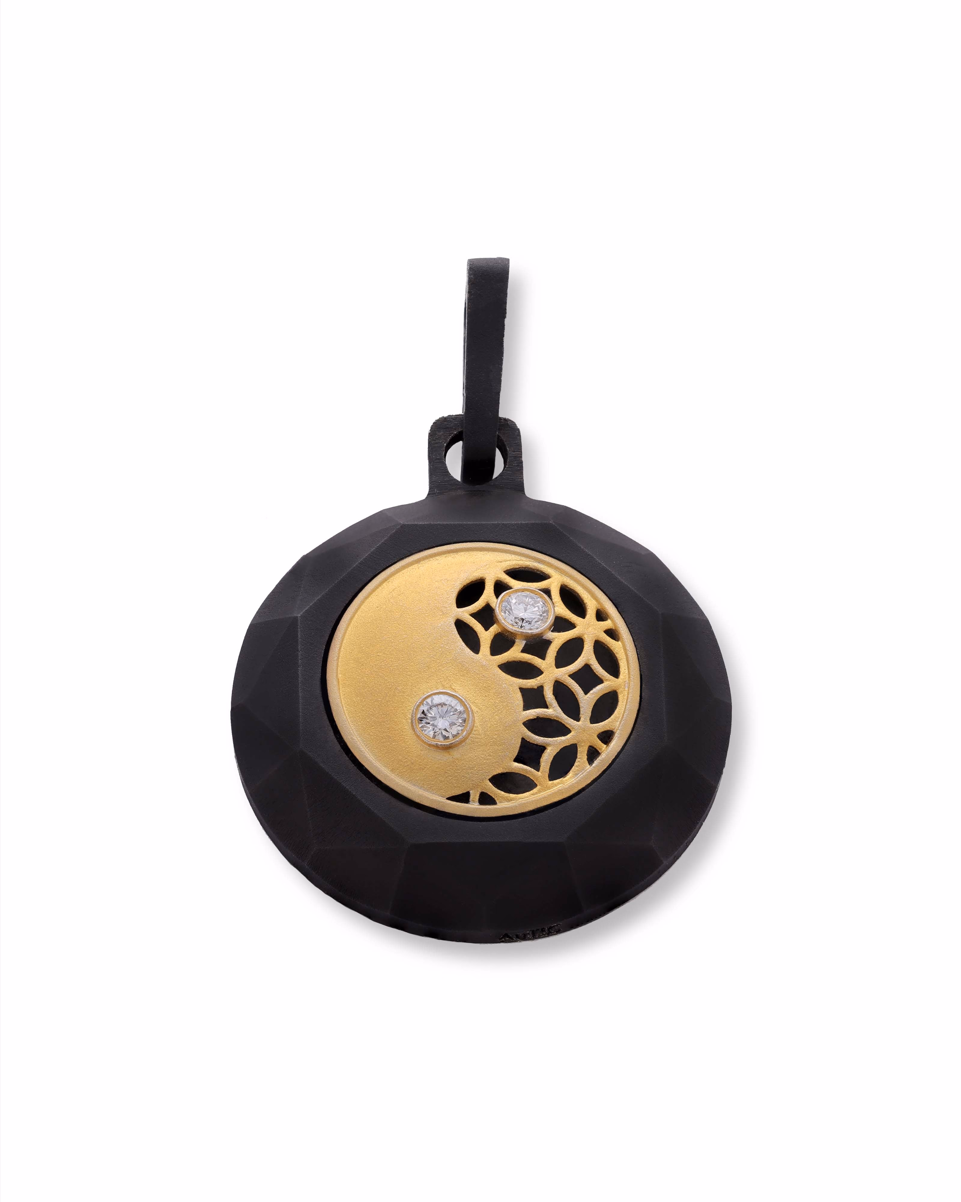 Duality – Black Titanium Pendant.