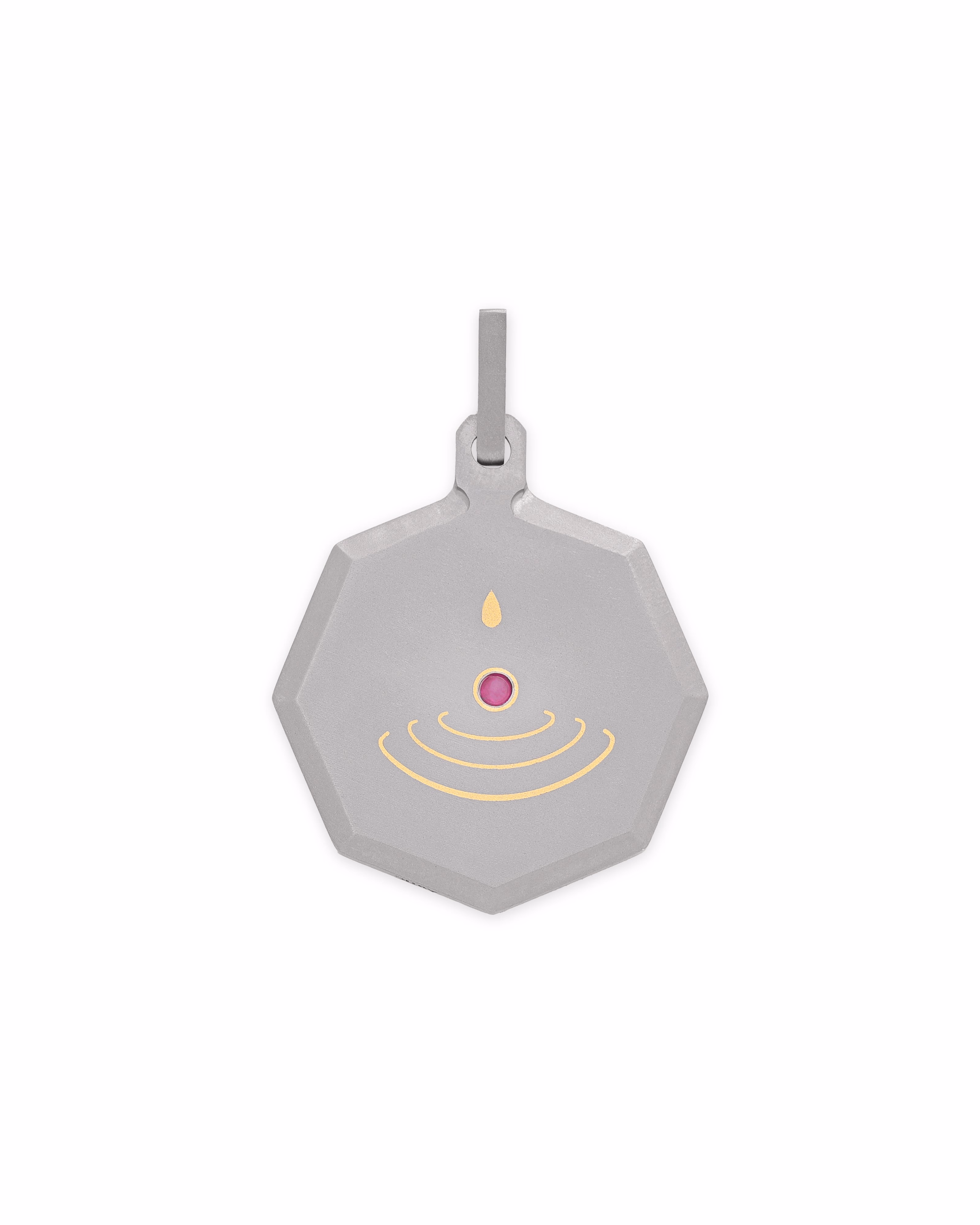 Cancer – Titanium Zodiac Pendant.