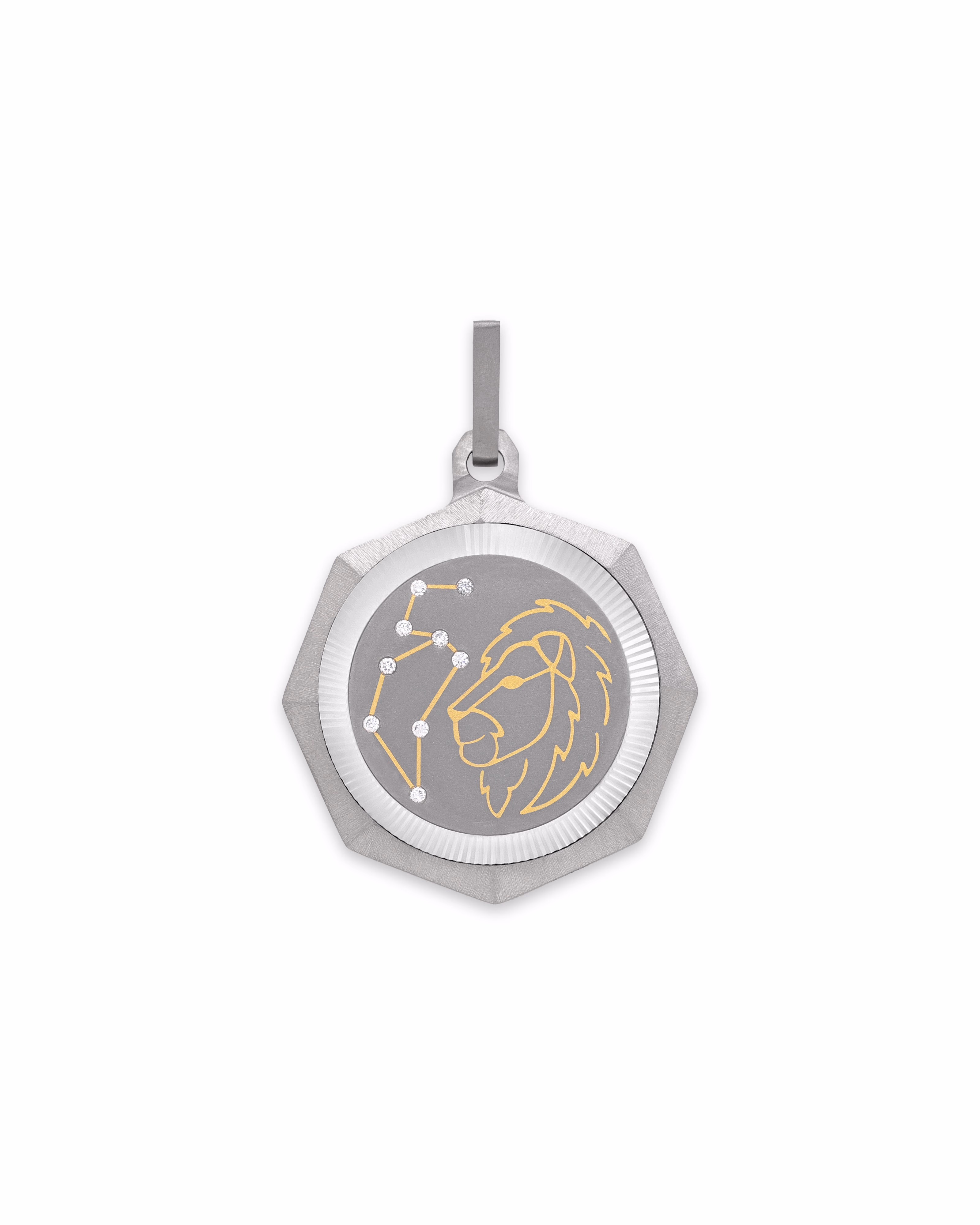 Leo – Titanium Zodiac Pendant.
