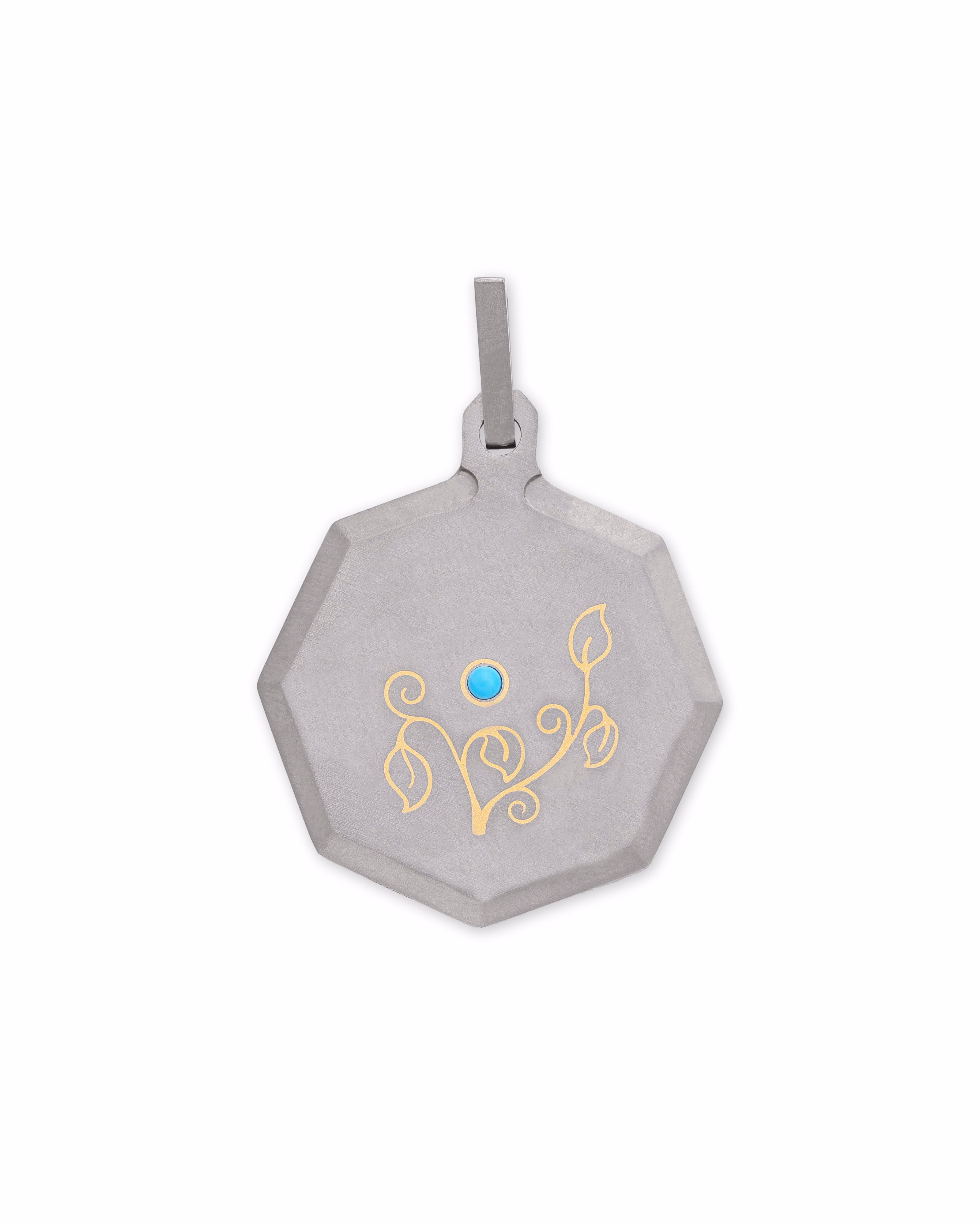 Capricorn – Titanium Zodiac Pendant.