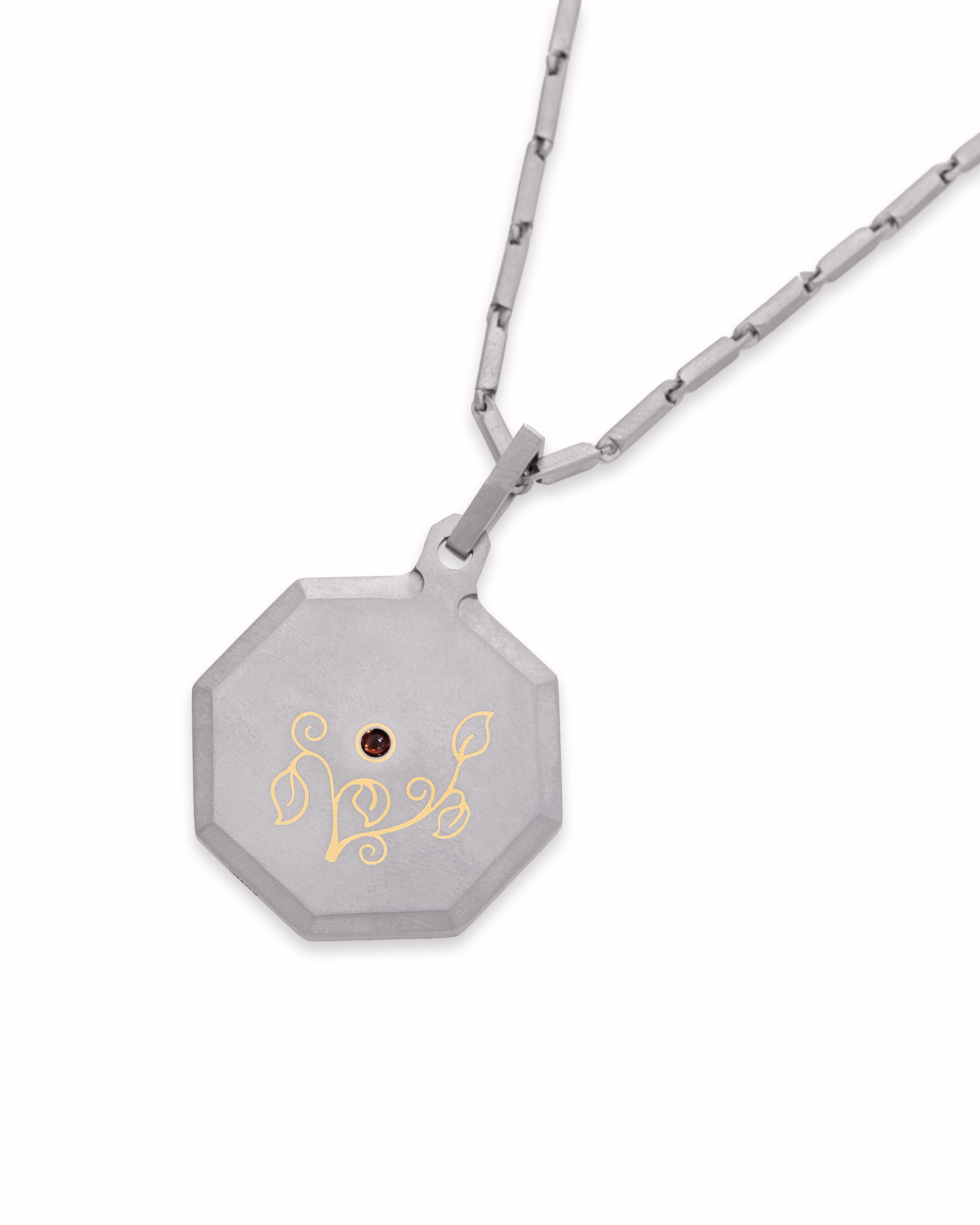 Capricorn – Titanium Zodiac Pendant.