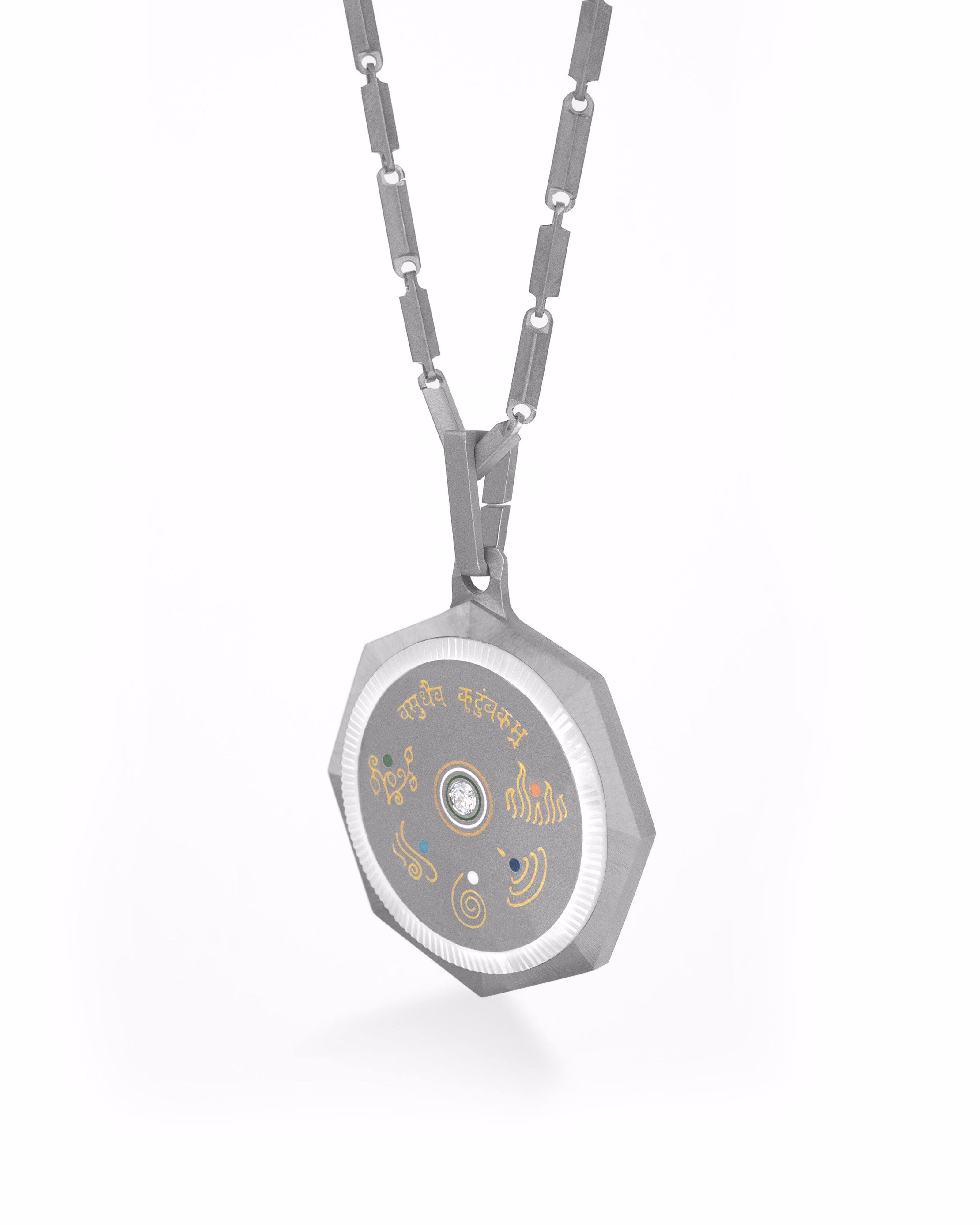 Vasudha – Exclusive Titanium Pendant.