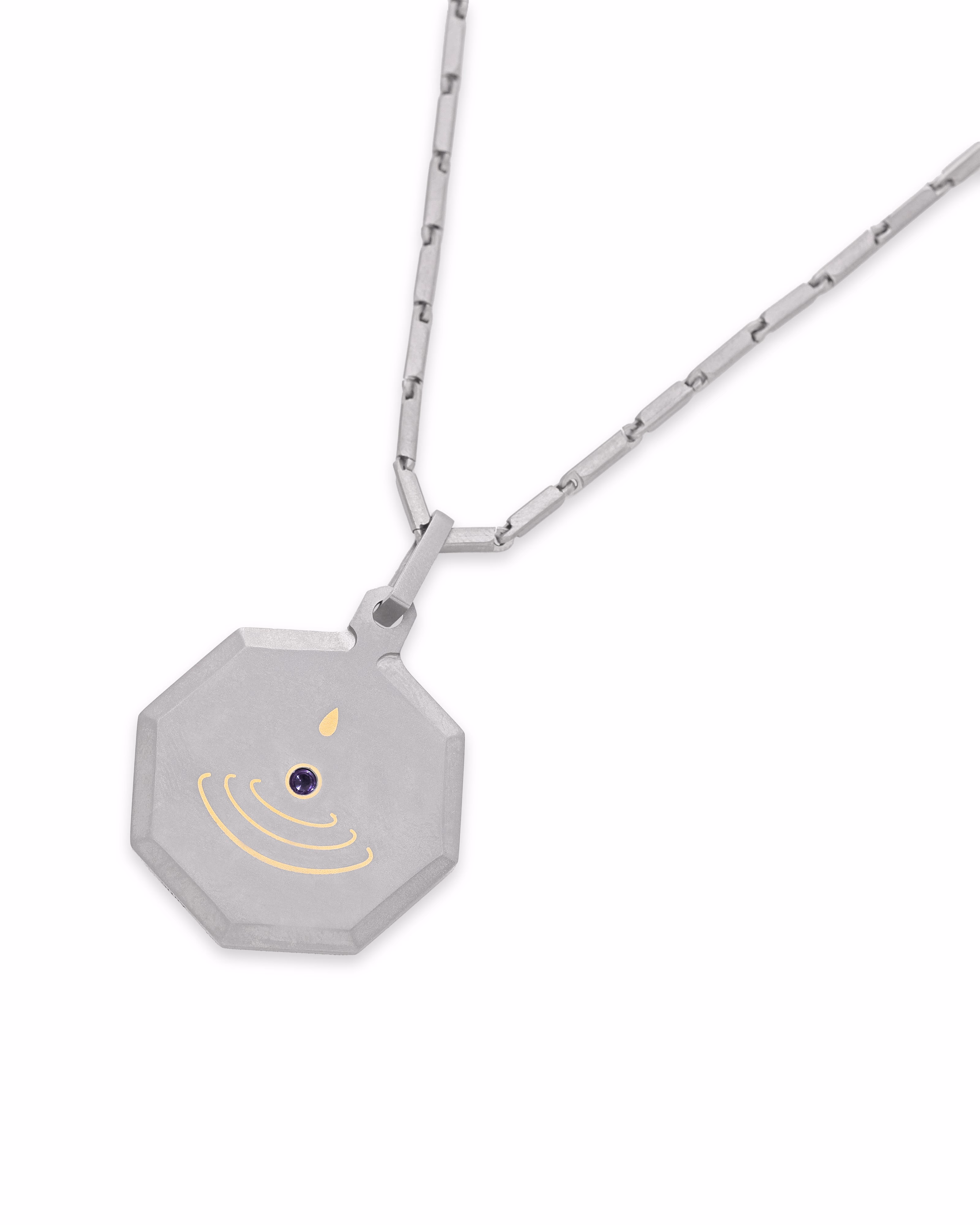 Pisces – Titanium Zodiac Pendant.