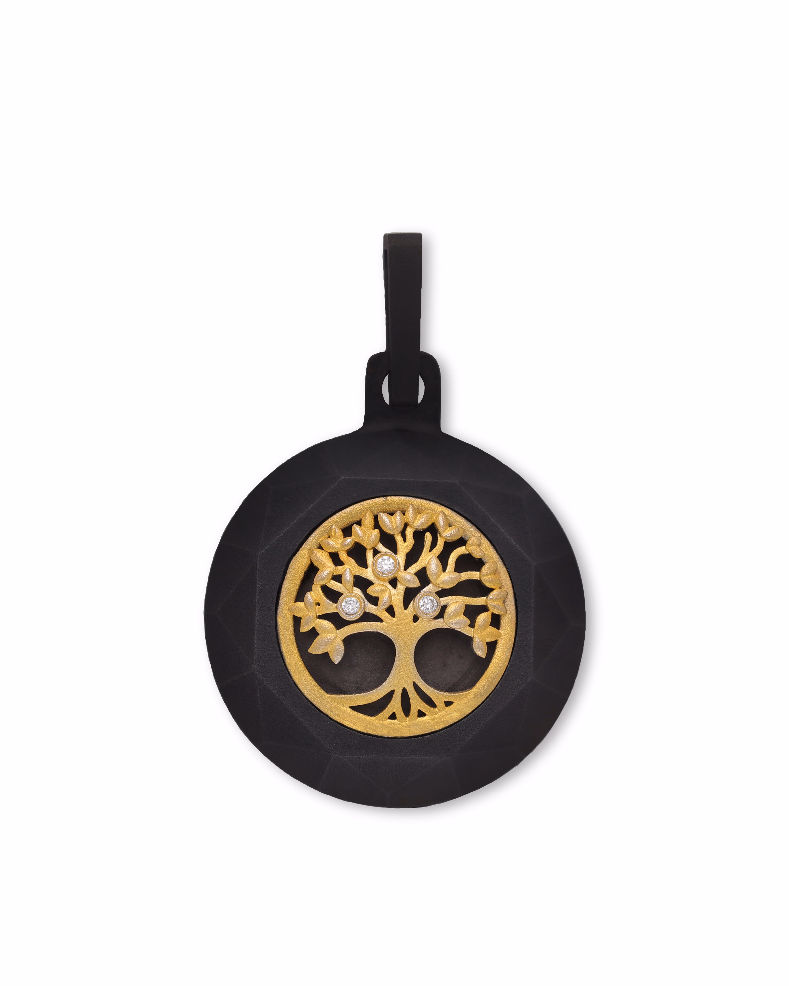 Bodhi – Black Titanium Pendant.