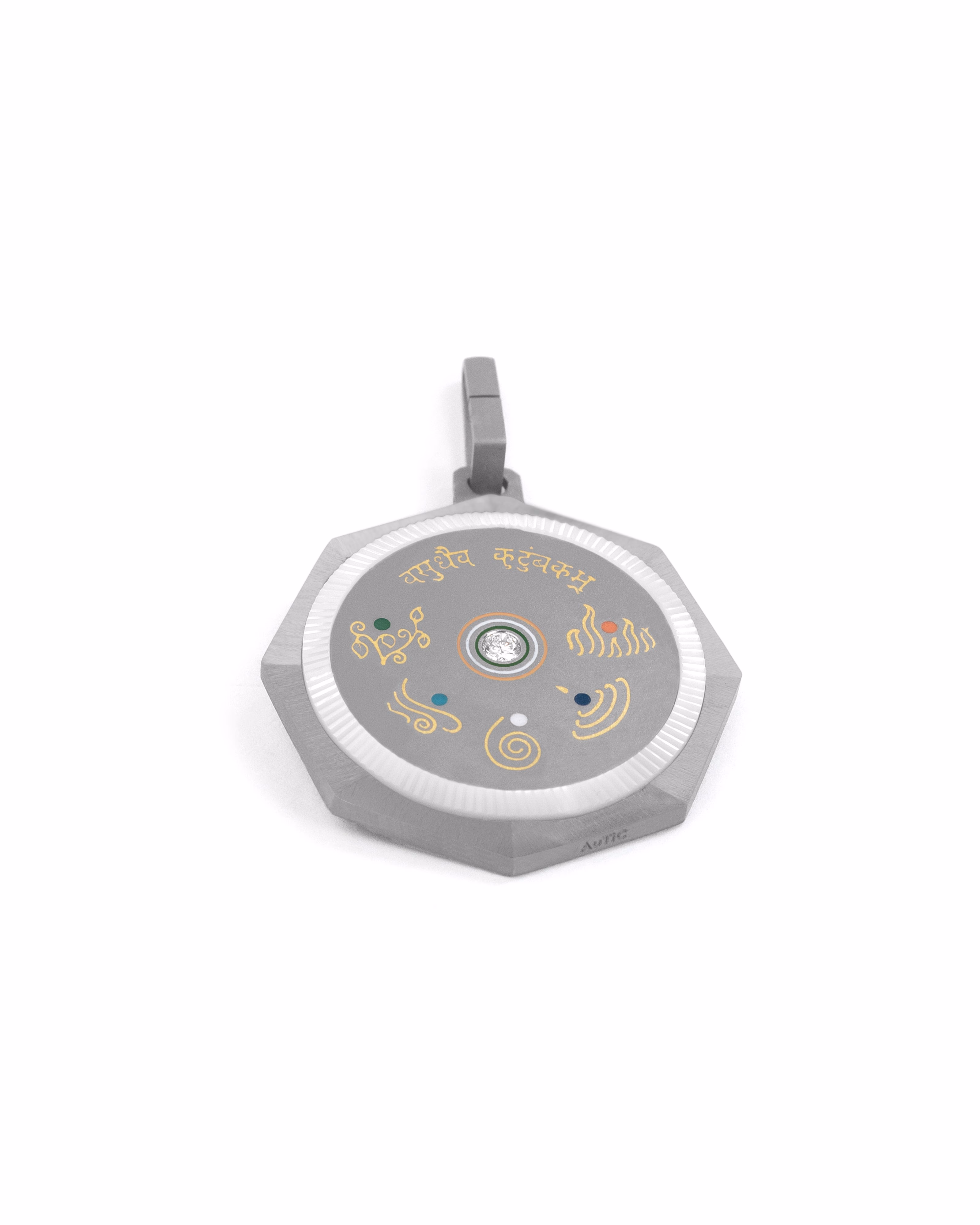 Vasudha – Exclusive Titanium Pendant.