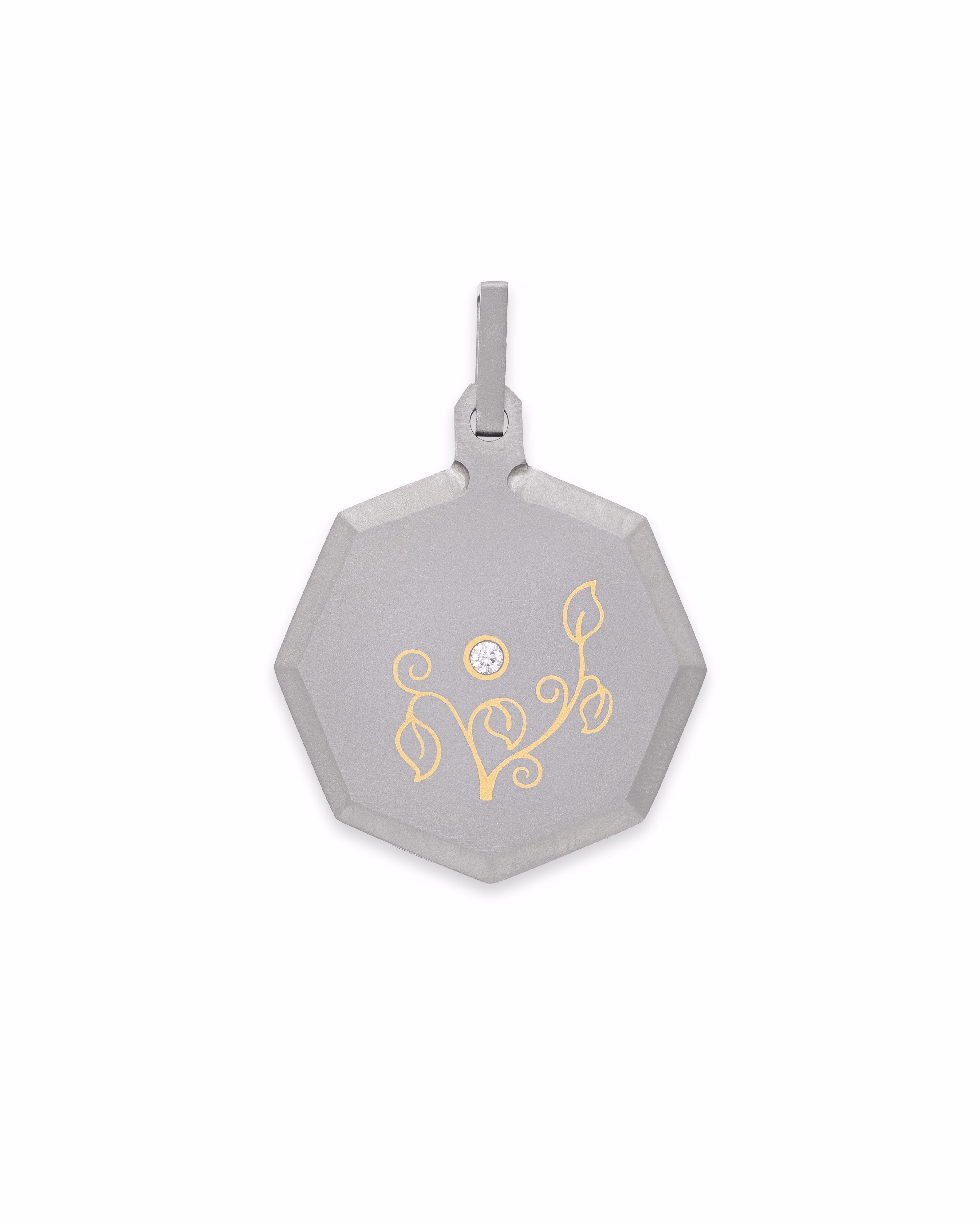 Taurus – Titanium Zodiac Pendant.