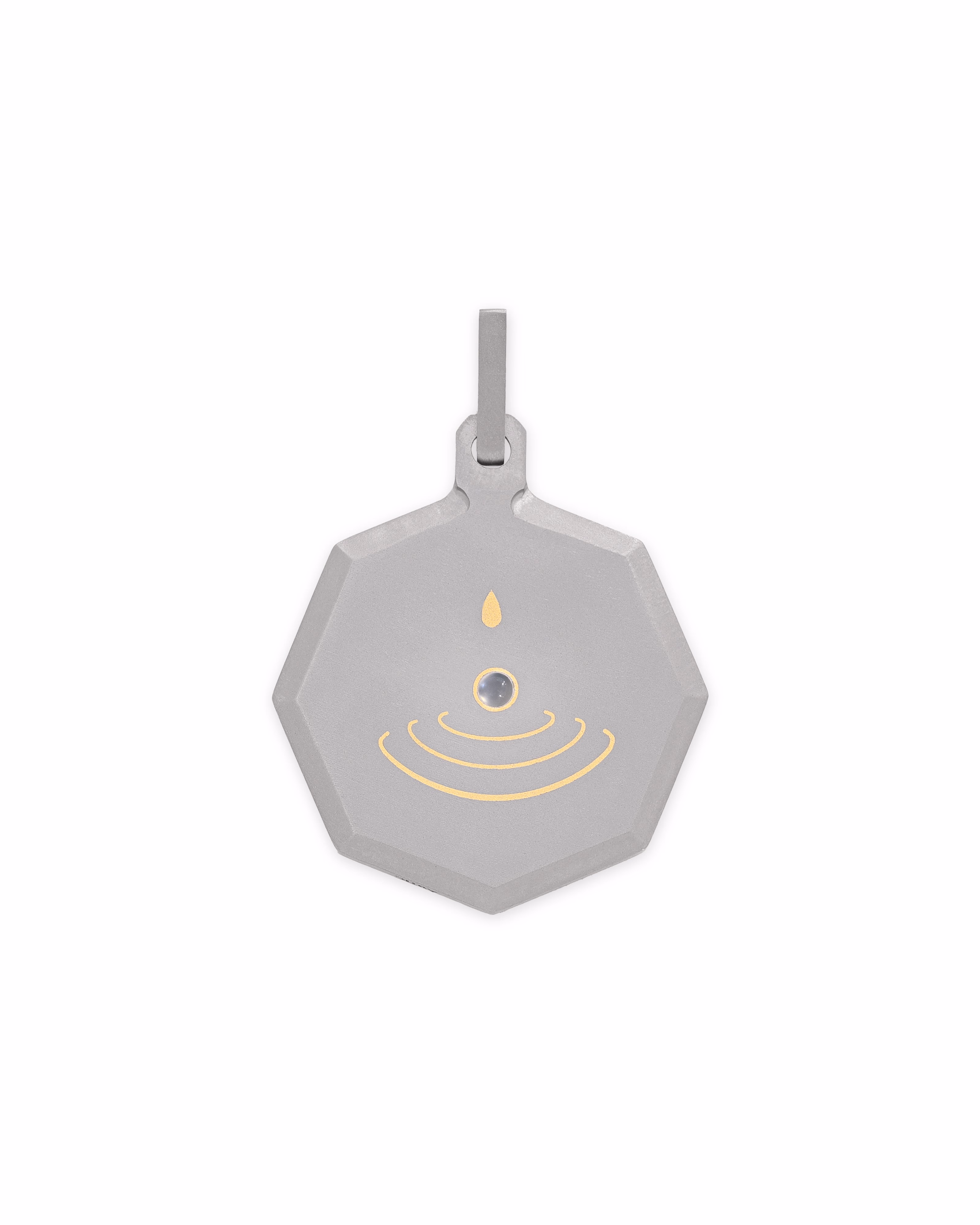 Cancer – Titanium Zodiac Pendant.