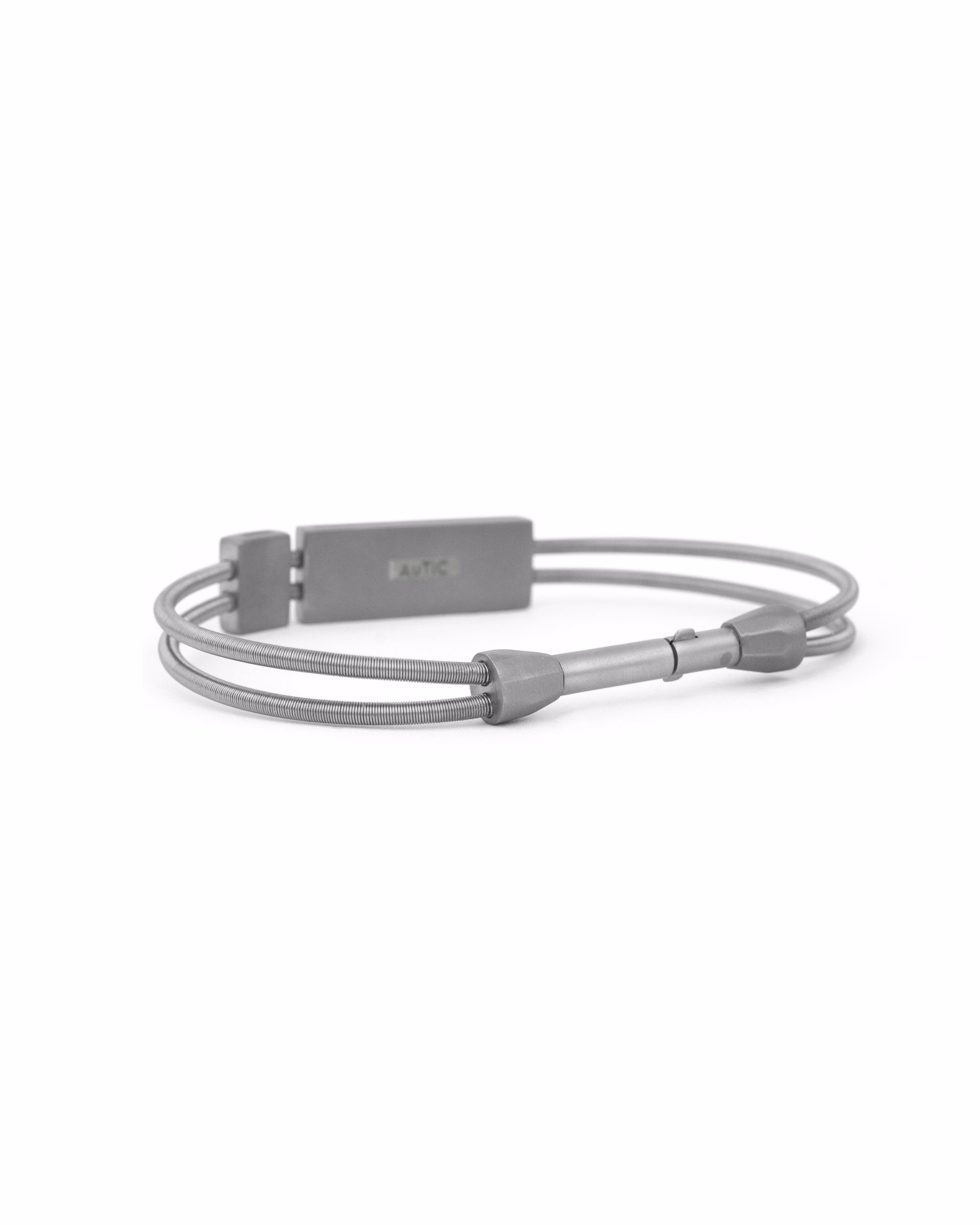 Autograph – Personalized Titanium Cable Bracelet.