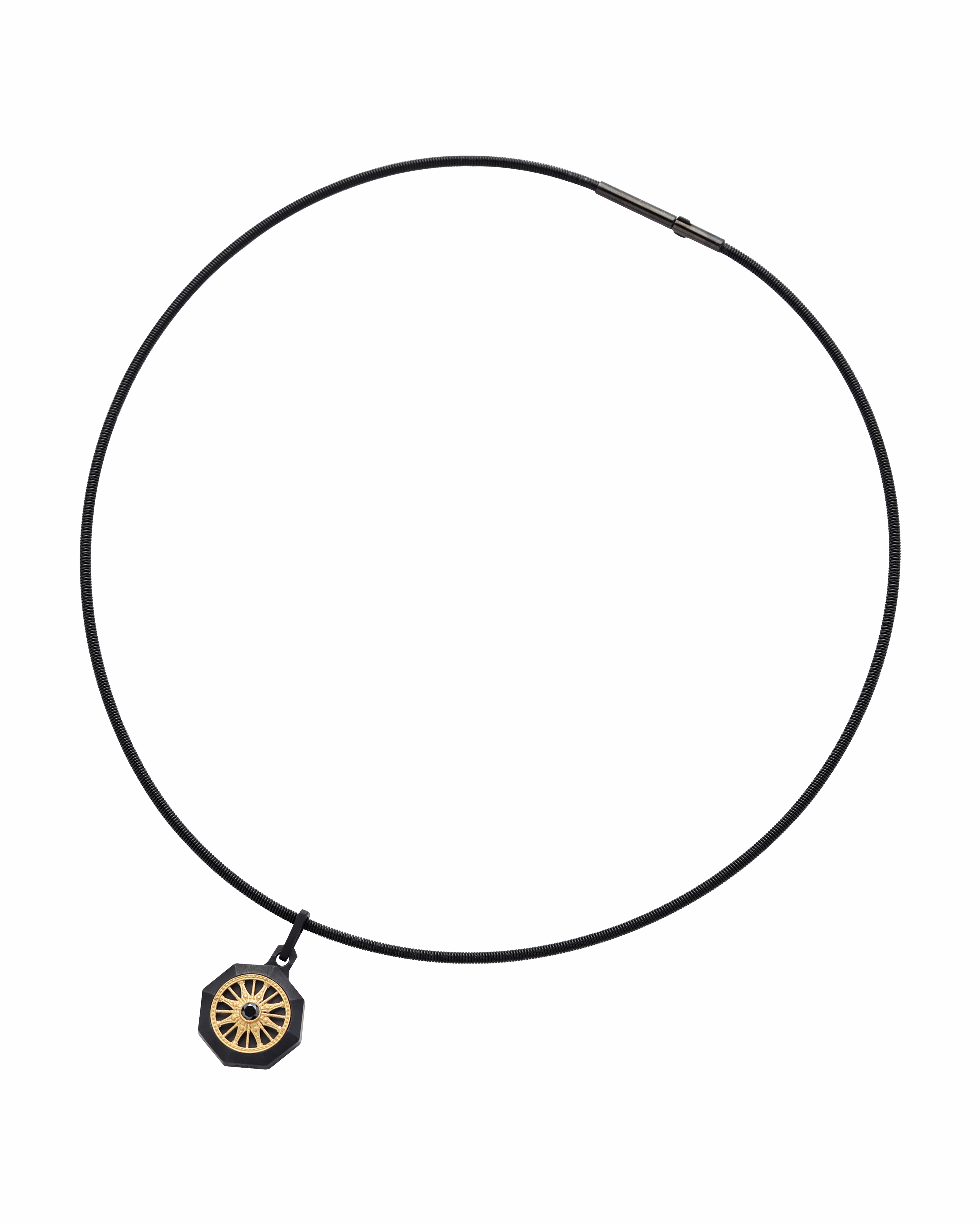 Dravida – Black Titanium Pendant.