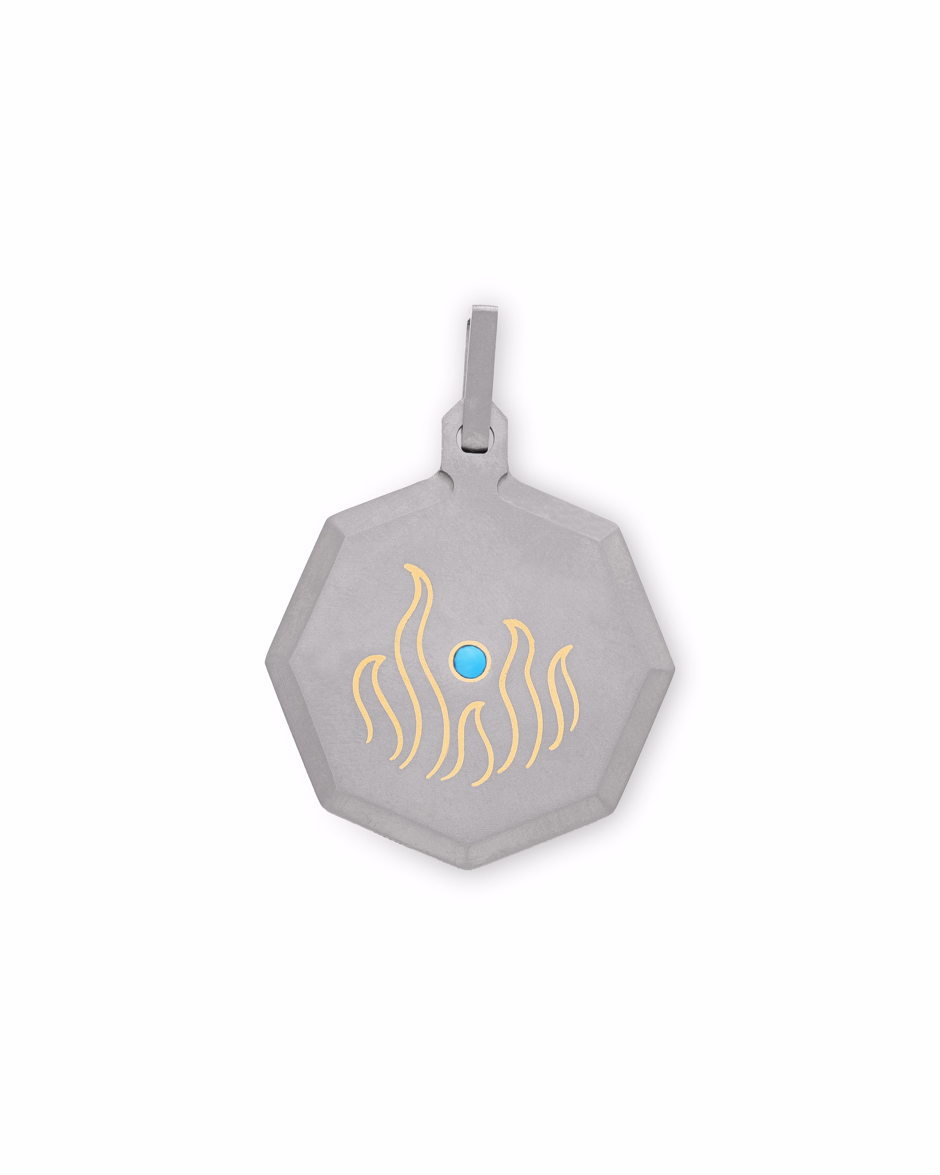 Sagittarius – Titanium Zodiac Pendant.