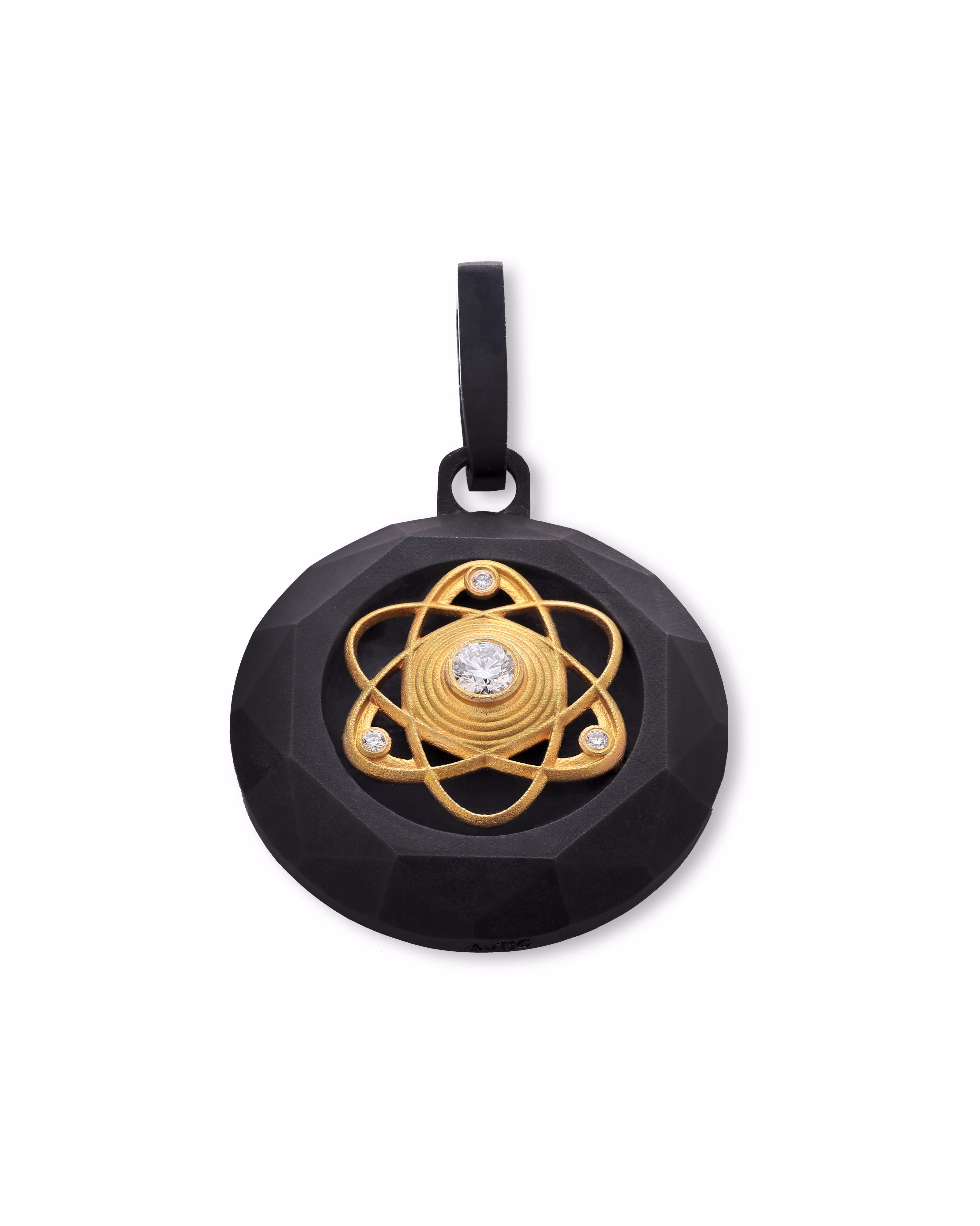 Atom – Black Titanium Pendant.