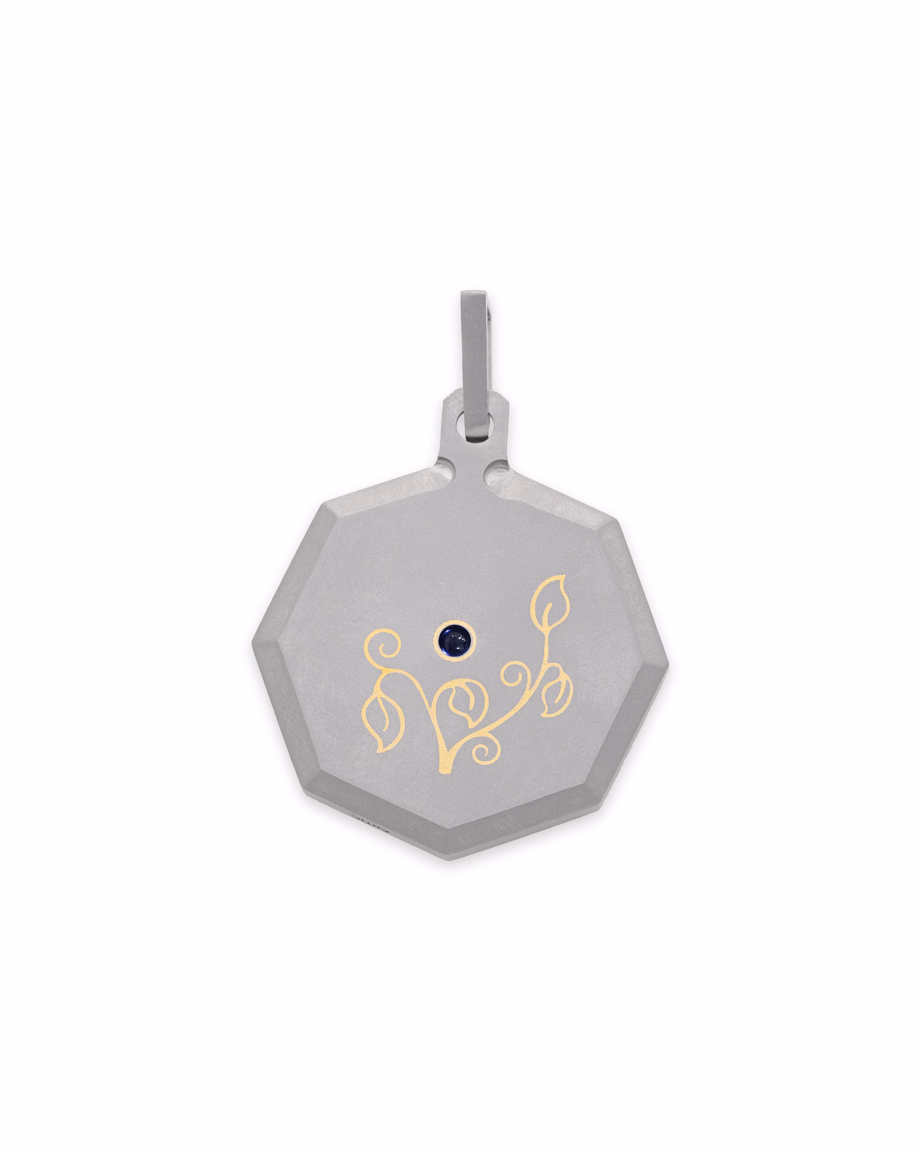 Virgo – Titanium Zodiac Pendant.