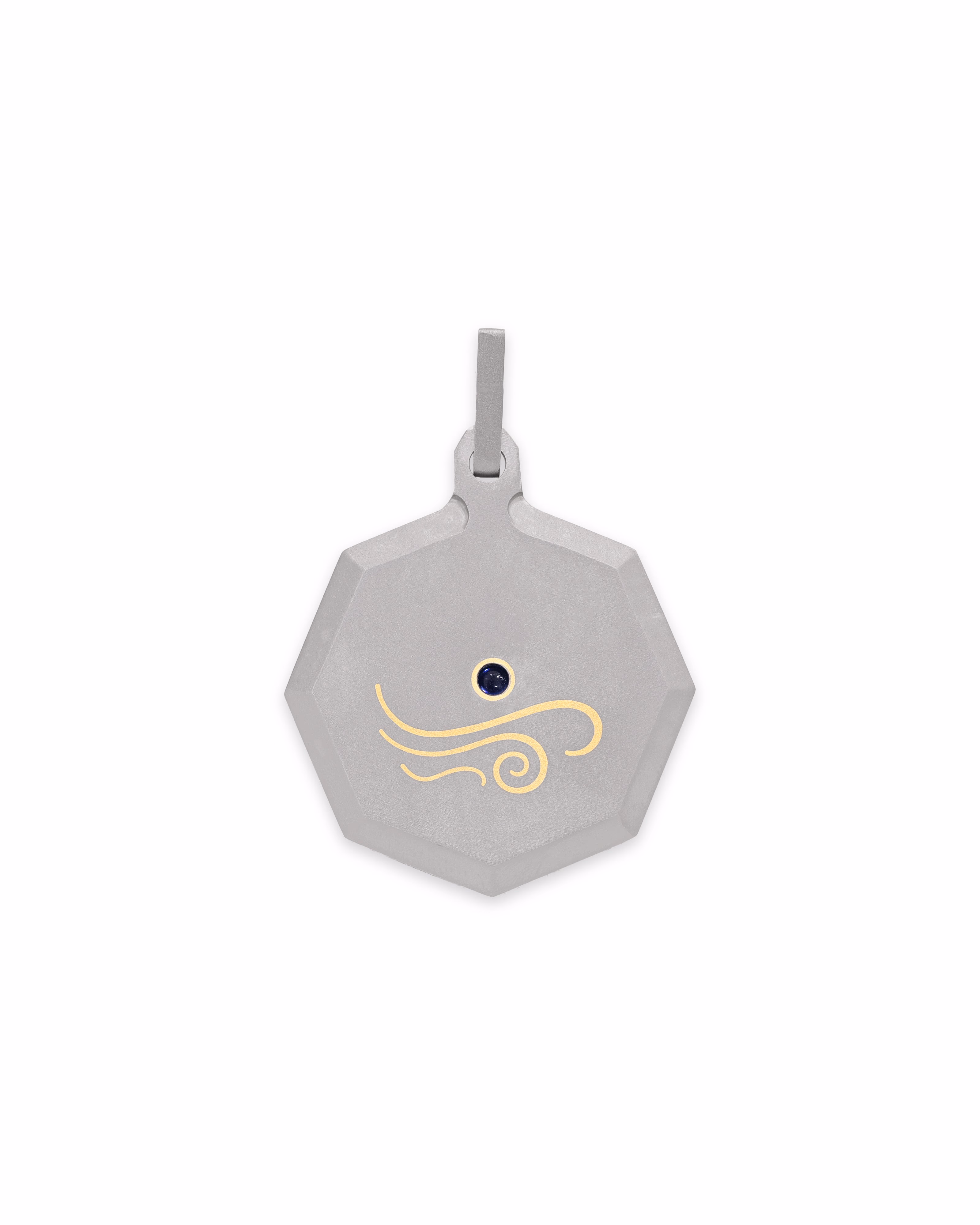 Libra – Titanium Zodiac Pendant.