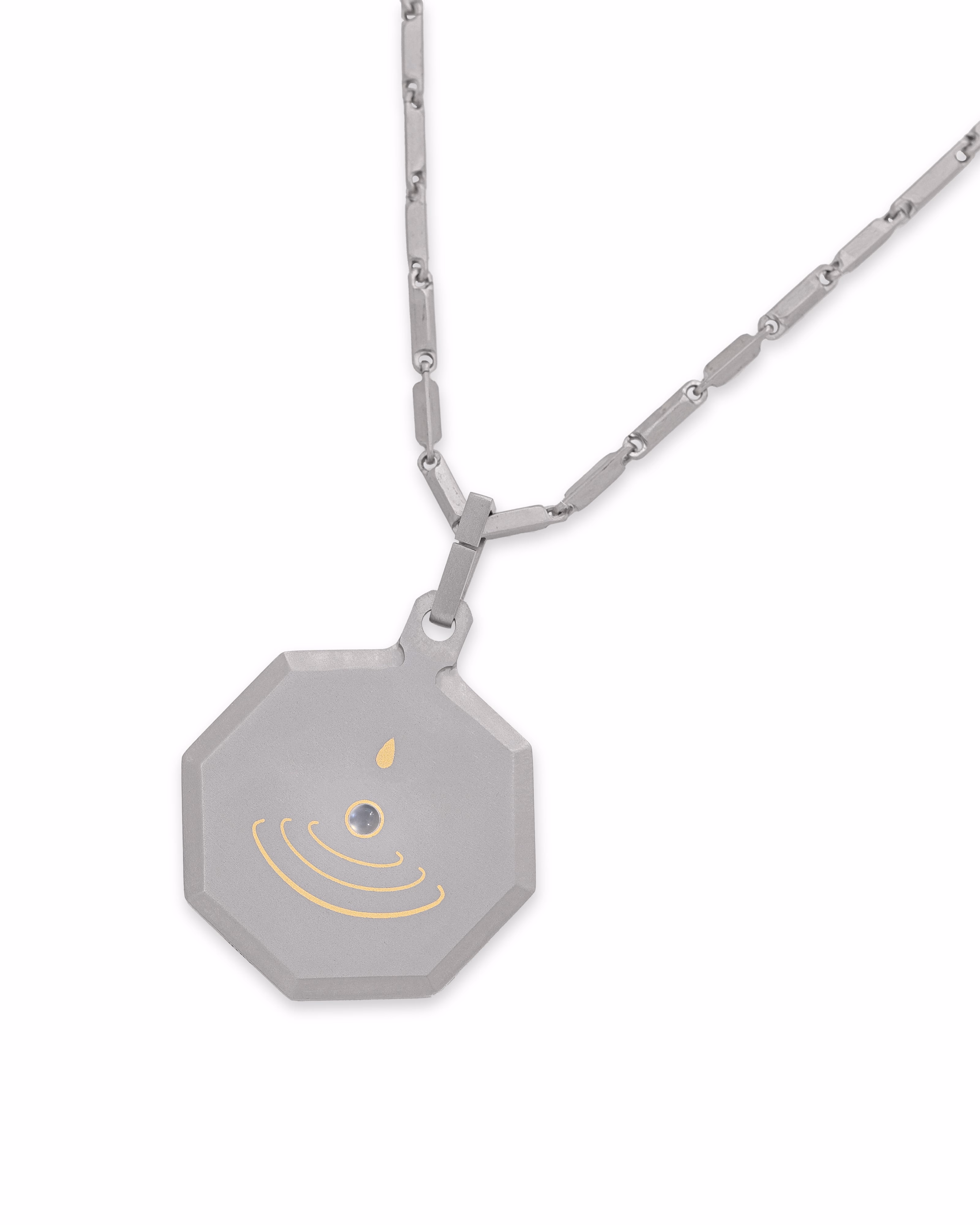 Cancer – Titanium Zodiac Pendant.
