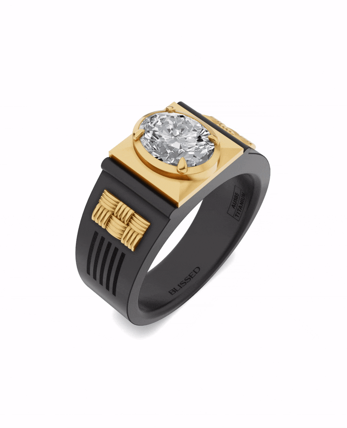 Eclipse Balance Ring by Blissed, view 2