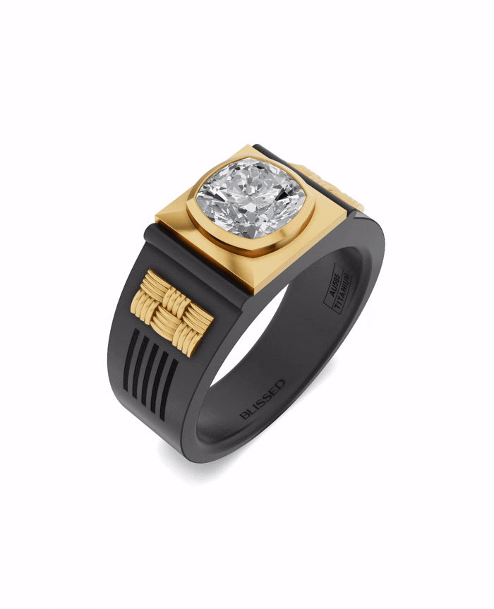 Eclipse Center Ring by Blissed, view 2