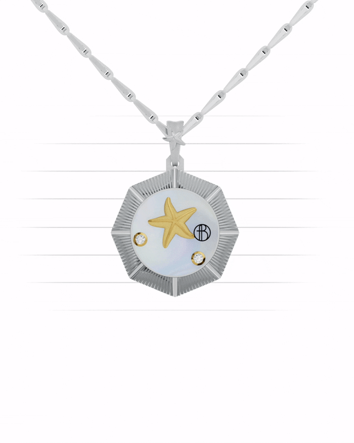 Vivant Aquamarine Shore Pendant by Blissed, view 2