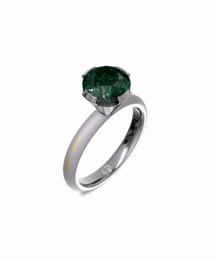 Substance Eon Solitaire Ring by Blissed, view 2