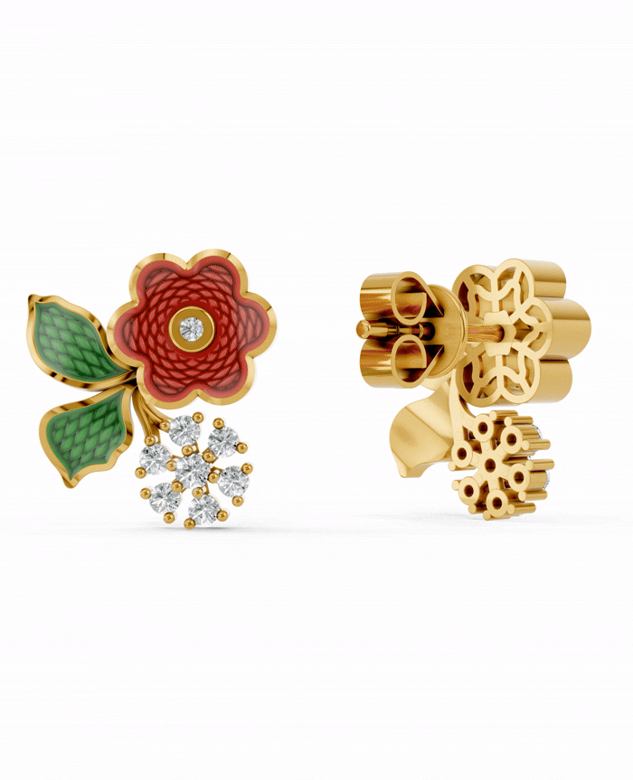 Bloom Earrings by Blissed, view 2