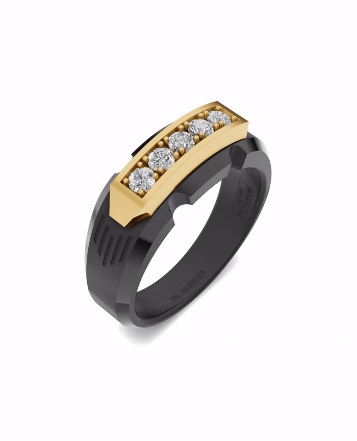 Apex Prime Titanium Ring by Blissed, view 2
